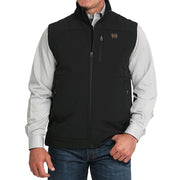 Men's Bonded Black Conceal Carry Vest