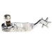 Silver Bar with 6 Point Rowel Spur