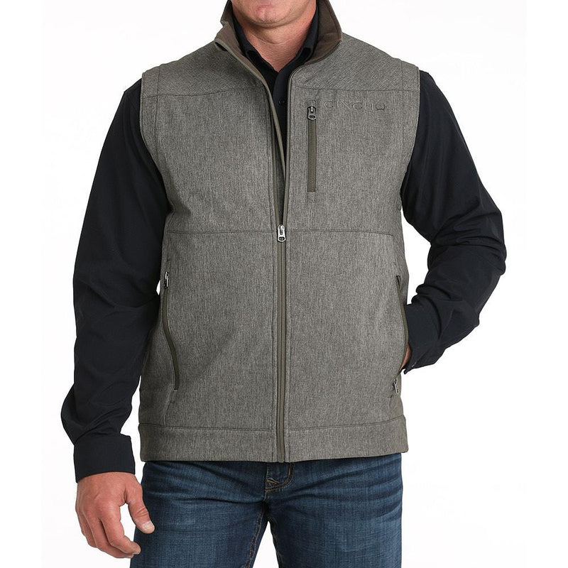 Men's Olive Bonded Conceal Carry Vest