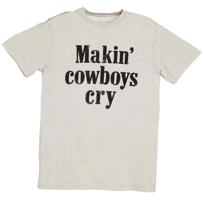 Making Cowboys Cry Off White Tee Shirt