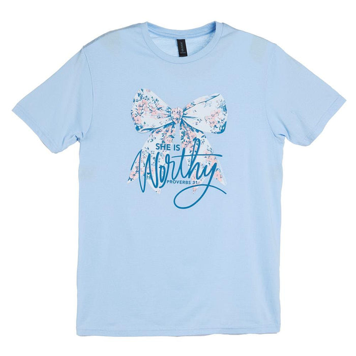 Women's She Is Worthy Tee Shirt