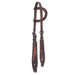 Floral Tooled Genuine Gator Stainless Steel Buckles Single Ear Headstall