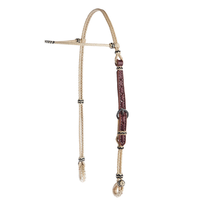 Hand Braided Rawhide Browband Headstall