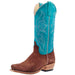 Women's Kango Tobac Reverse Smooth Ostrich 13 in Turquoise Sensation Boot