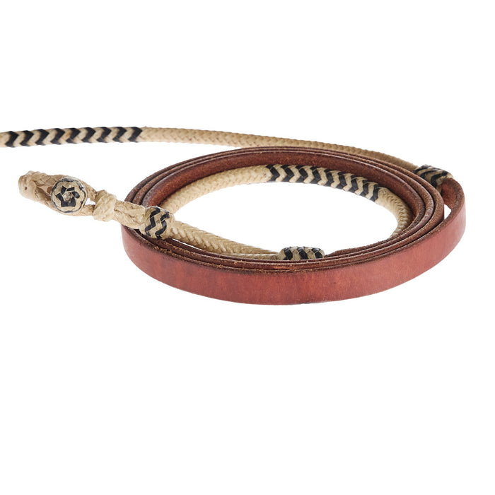 Hand Braided Rawhide Roping Rein