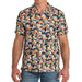 Men's Multi Colored Short Sleeve Camp Shirt