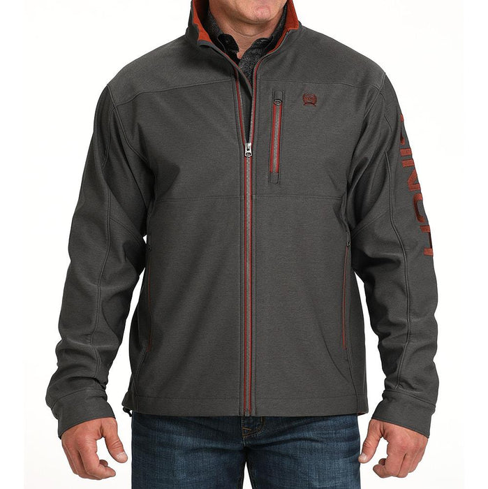 Men's Charcoal Bonded Jacket