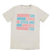 Women's She Loves Jesus and America Too Off White Tee Shirt