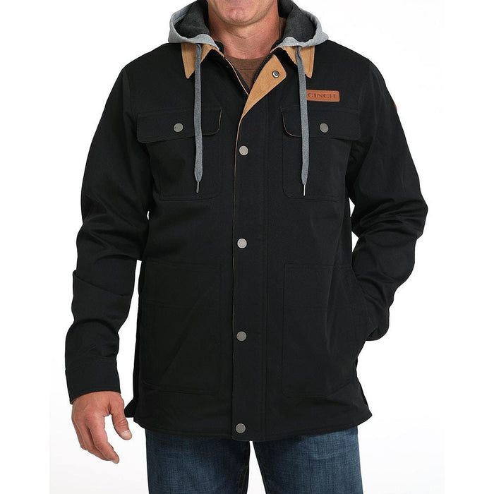Men's Black Canvas Barn Jacket