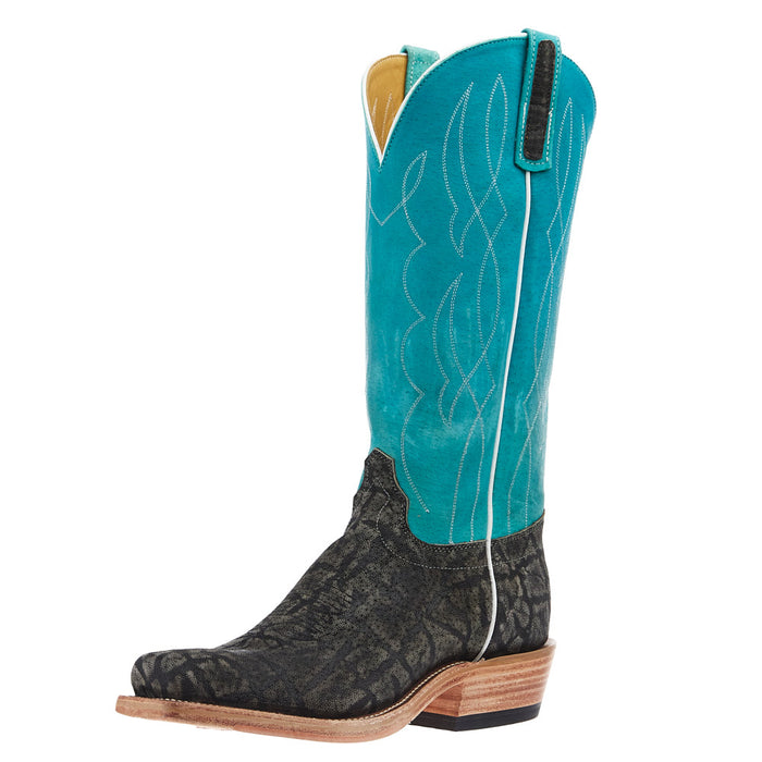 Olathe Boot Company Men's Ride Ready Grey Safari Elephant Vamp 15in Tu