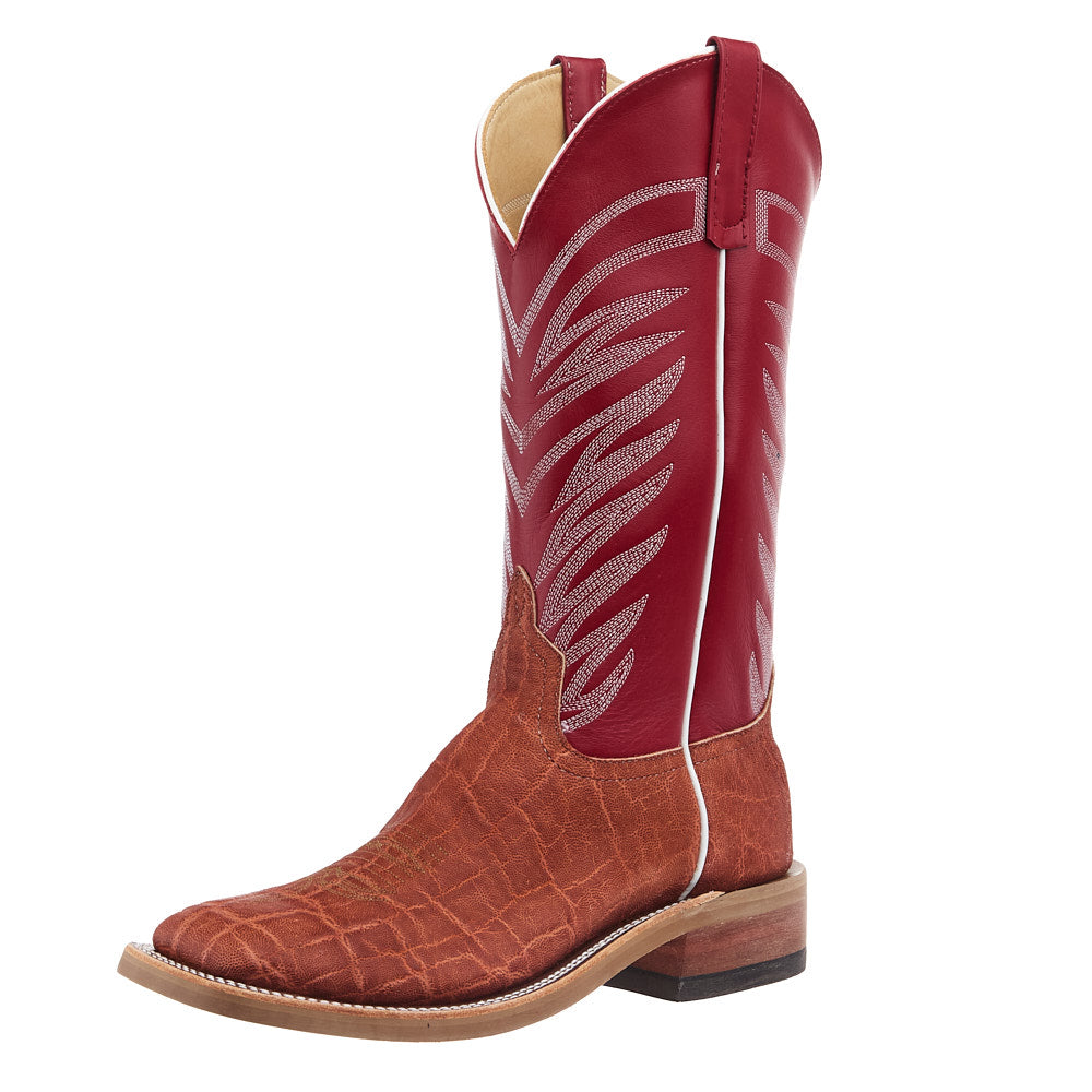 Anderson Bean Men's Ride Ready Brick Oiled Elephant Vamp 13in Red Glov
