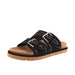Women`s Smitten Black Faux Suede Sandal