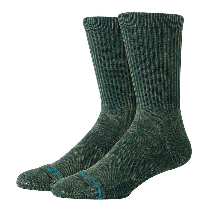 Unisex Icon Dyed Pine Crew Socks