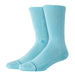 Unisex Icon Dyed Electric Blue Crew Socks