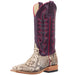 Women`s Mink Python Vamp 13In Purple Texas Top Boot