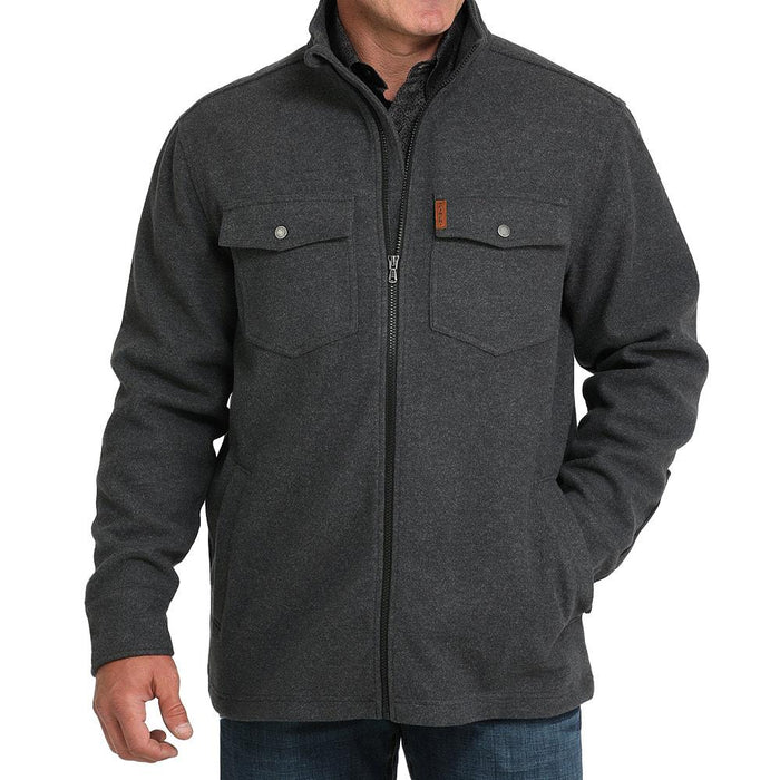 Charcoal Men's Shirt Jacket