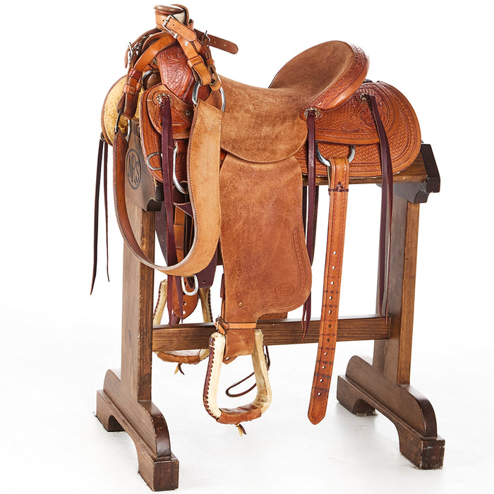 14.5in 3/4 Tooled Combo Ranch Roper
