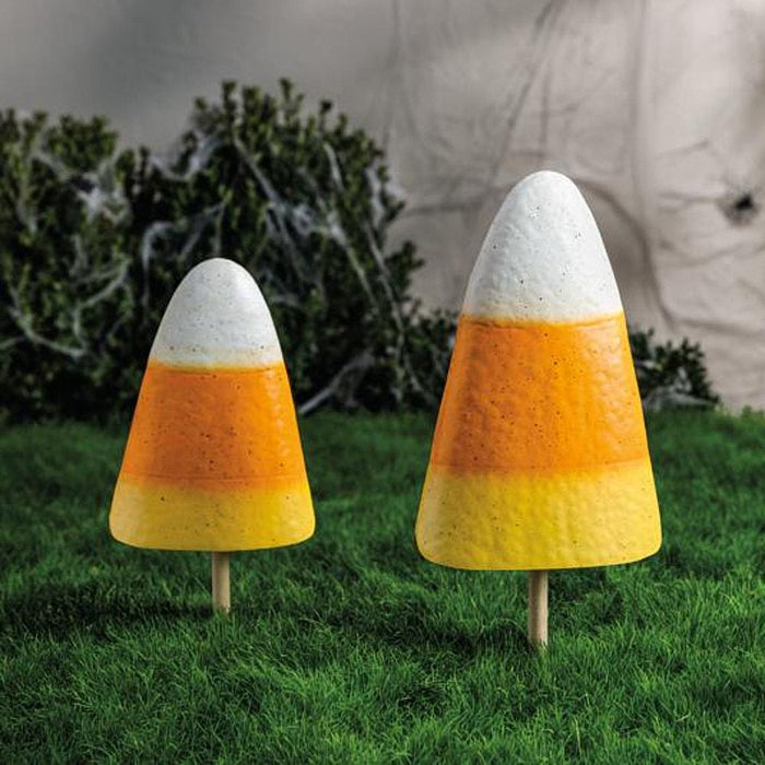 Candy Corn Yard Stake Set
