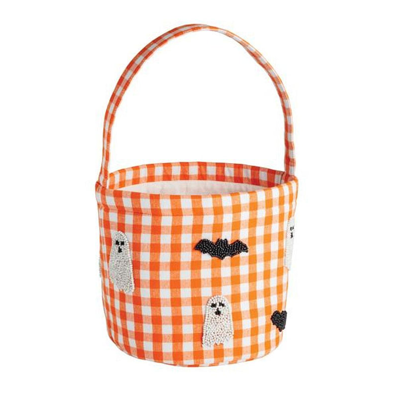 Ghost Beaded Halloween Bucket