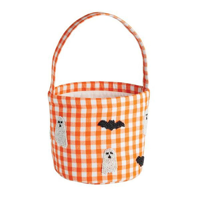 Ghost Beaded Halloween Bucket