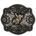Framed Bull Rider Attitude Buckle
