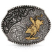 Cowboy Up Bull Rider Attitude Buckle