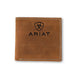 TriFold Plain Brown Wallet