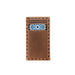 Mens 3D Rodeo Blue Diamond Inlay Wallet