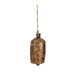 Large Metal Bell with Star Cut Outs