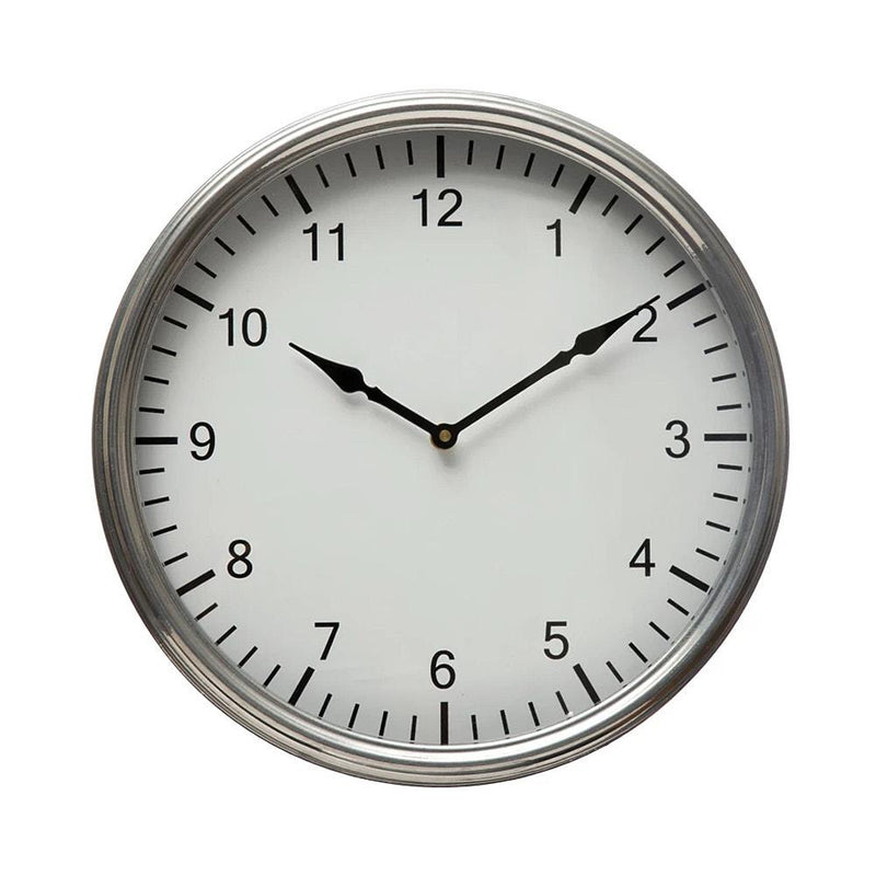 Metal Wall Clock Antique Finish