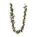 Faux Boxwood Garland with Red Berries