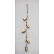 Hanging Metal Bells w/Jute Rope