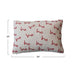 Ho Ho Embroidered Slub Lumbar Pillow