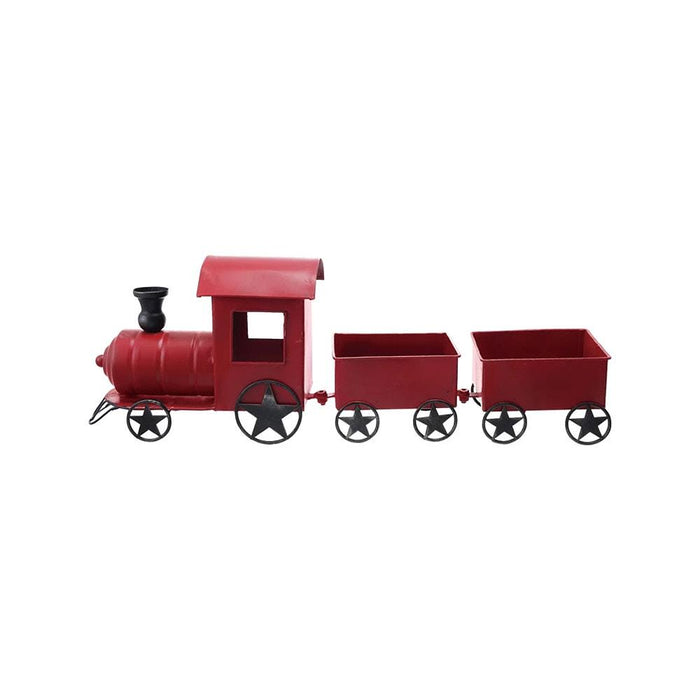 Decorative Red Train Container