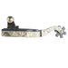 Men's Black & Silver Engraved Spurs