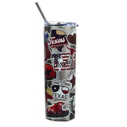 Texas 23oz Stainless Steel with Straw Tumbler