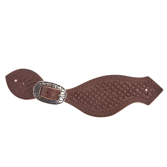 Silver Buckle Dove Wing Spur Straps