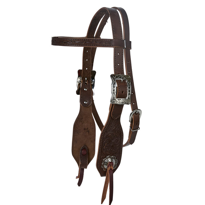 Natural Floral Browband and Breast Collar Tack Set