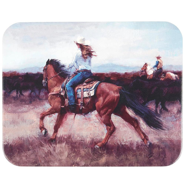 Cowgirl Roundup Stoneware Counter Trivet