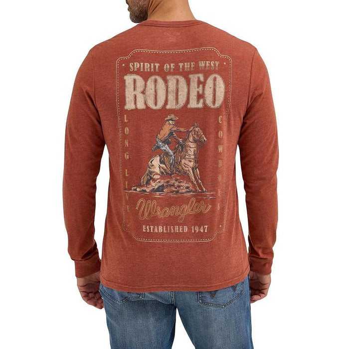 Men's Henna Long Sleeve Logo Tee Shirt