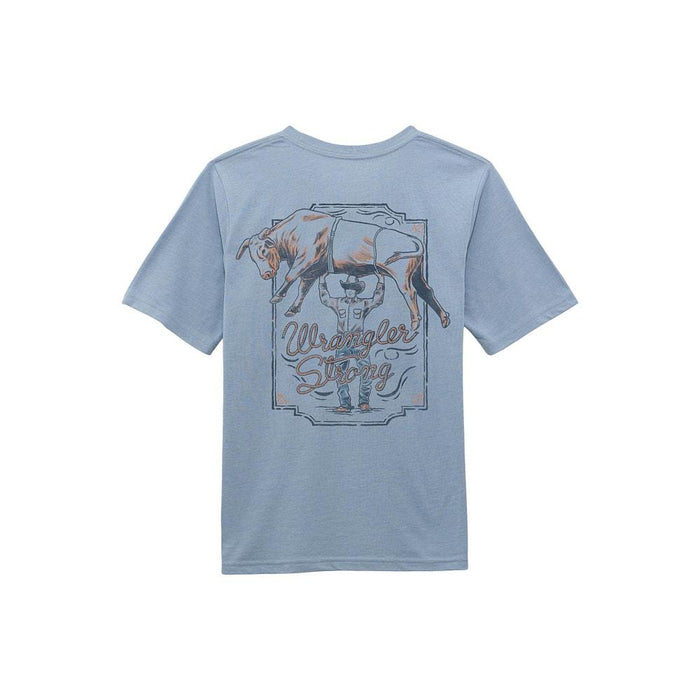 Boy's Ashley Blue Strong Tee Shirt