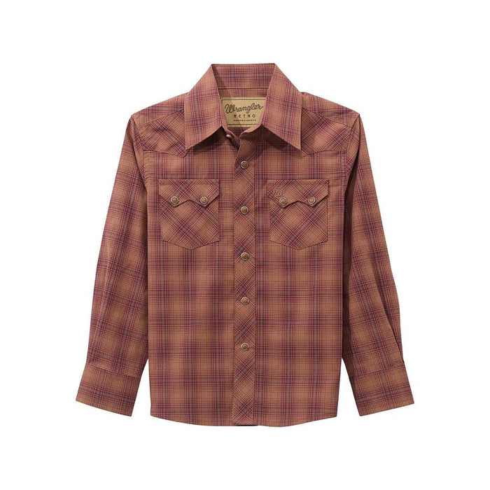 Boy's Retro Rawhide Long Sleeve Shirt