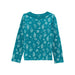Girls Green Cactus Long Sleeve Tee Shirt