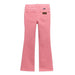 Girls Pink Boot Cut Jeans