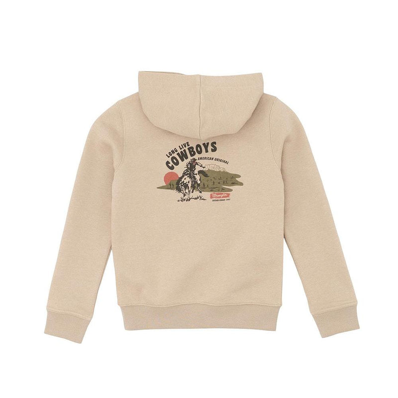 Boy's Trench Coat Long Live Cowboys Hoodie