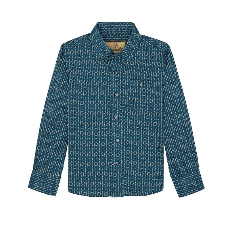 Boys Blue Classic Long Sleeve Shirt
