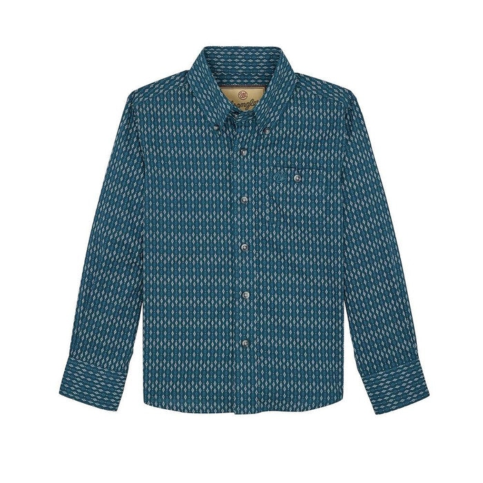 Boys Blue Classic Long Sleeve Shirt