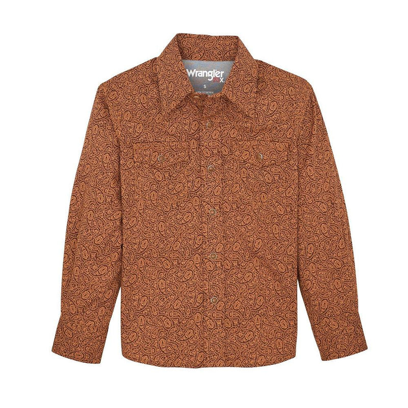 Boy's Rustic Brown 20X Advanced Comfort Shirt