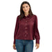 Women's Retro Vintage Snap Port Shirt