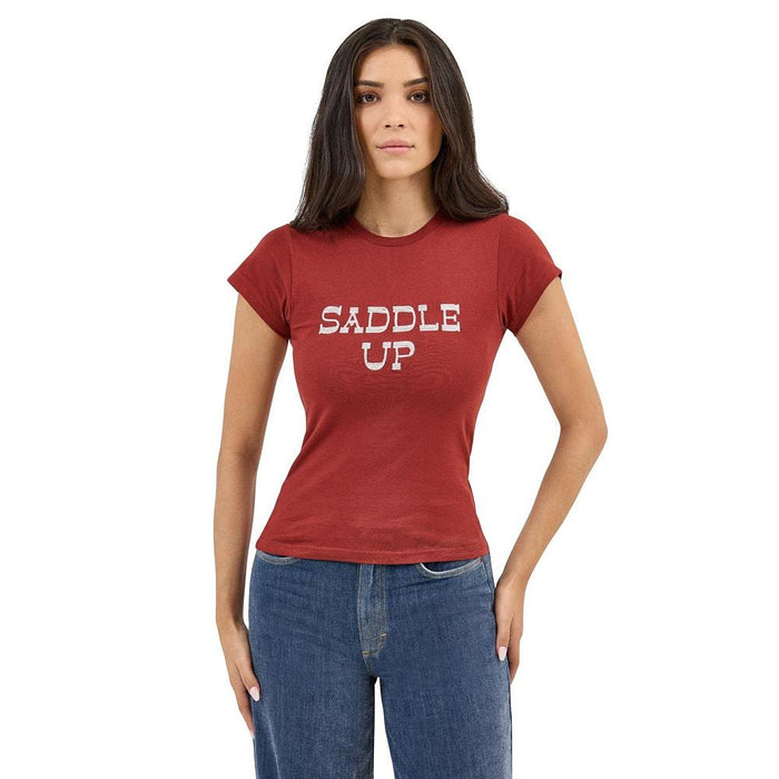 Women's Rust Saddle Up Tee Shirt